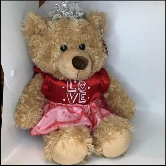Dan Dee Valentine Princess Madison Bear Love Plush New - Picture 2 of 10